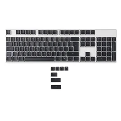 YMDK Pudding German ISO QWERTZ Double Shot PBT Shine Through OEM Profile Keycap set Suitable For MX Switches Mechanical Keyboard