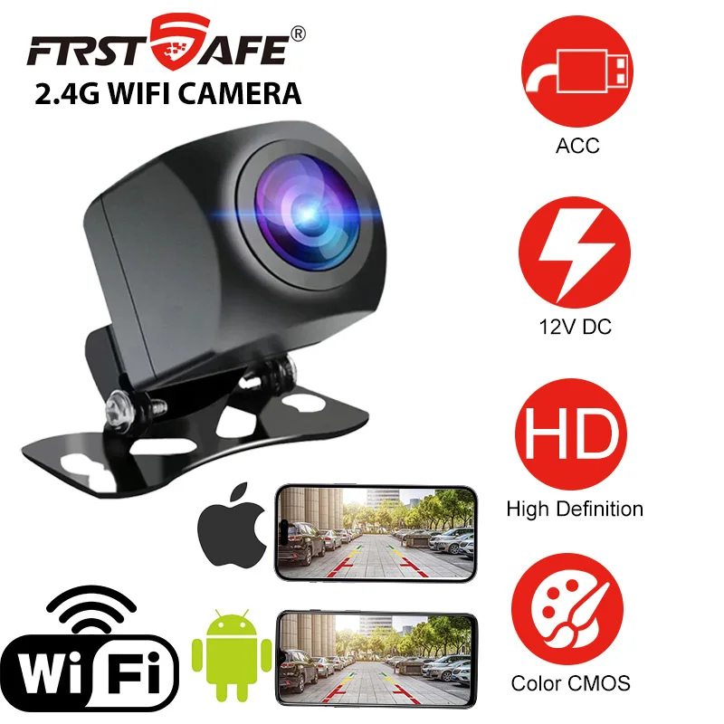 

2.4G WiFi wireless rearview camera night vision ACC trailer RV truck car truck suitable for iPhone Android