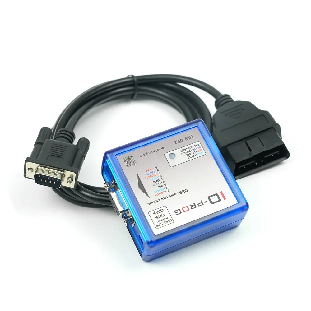 Newest Licenses IO-PROG for PSA BSI for FORD BCM for GM/OPEL ECU TCM BCM EPS BD9 Connector Pinout IO Terminal IO PROG Programmer