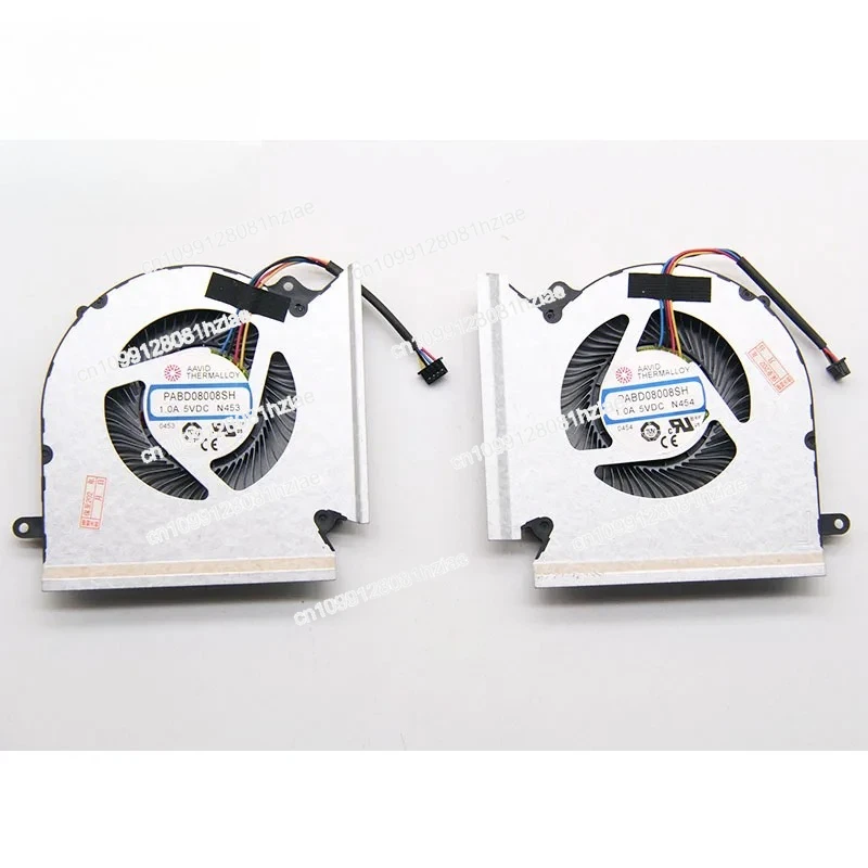 

1 пара новых вентиляторов процессора для ноутбука MSI GE66 GP66 GL66 PABD08008SH N453 N454 E 330800930 MC200K 1.0A 5VDC Новый