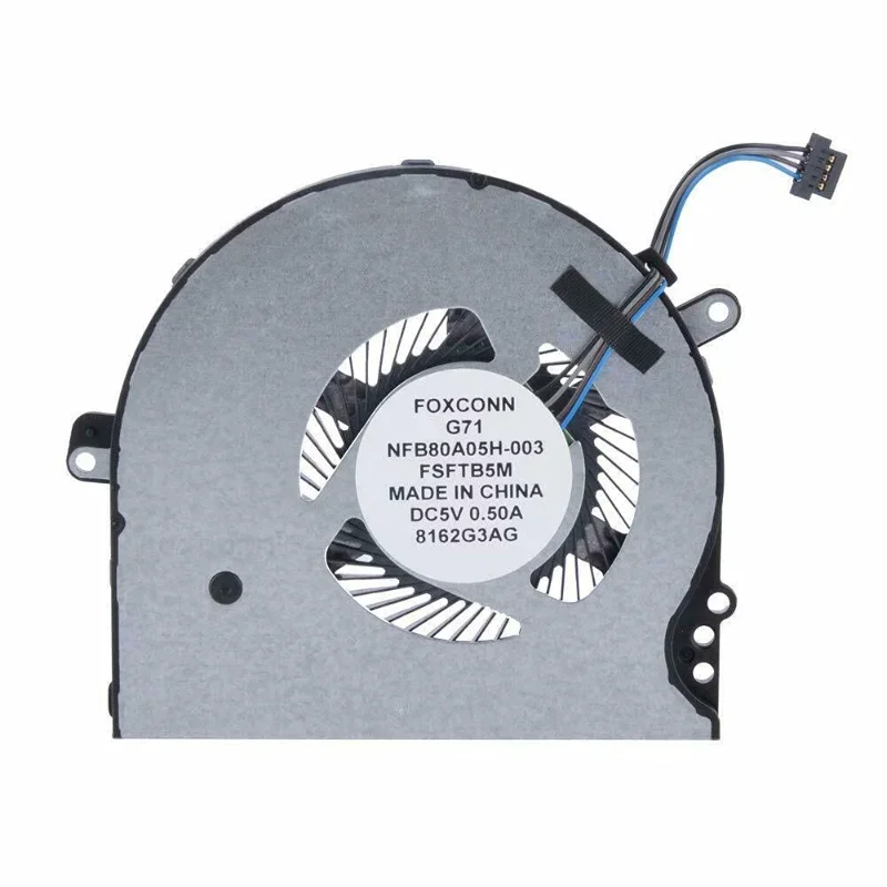 Replacement CPU Cooling Fan for HP 15-CC Series TPN-Q191 Q201 Q189 15-CK 14-BK Laptop P/N: 927918-001