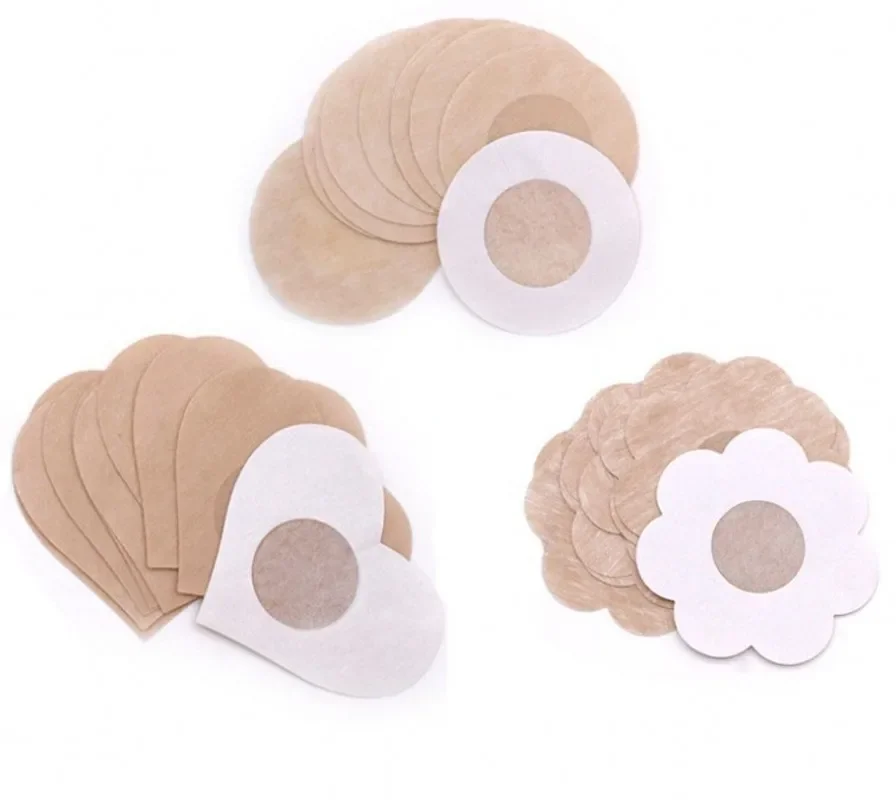 

5/10/25 Pairs Nipple Pads Breast Petals Flower Nipple Sticker Bra Pad Pasties Lingerie for Women Nipple Cover Bra Adhesive Pad
