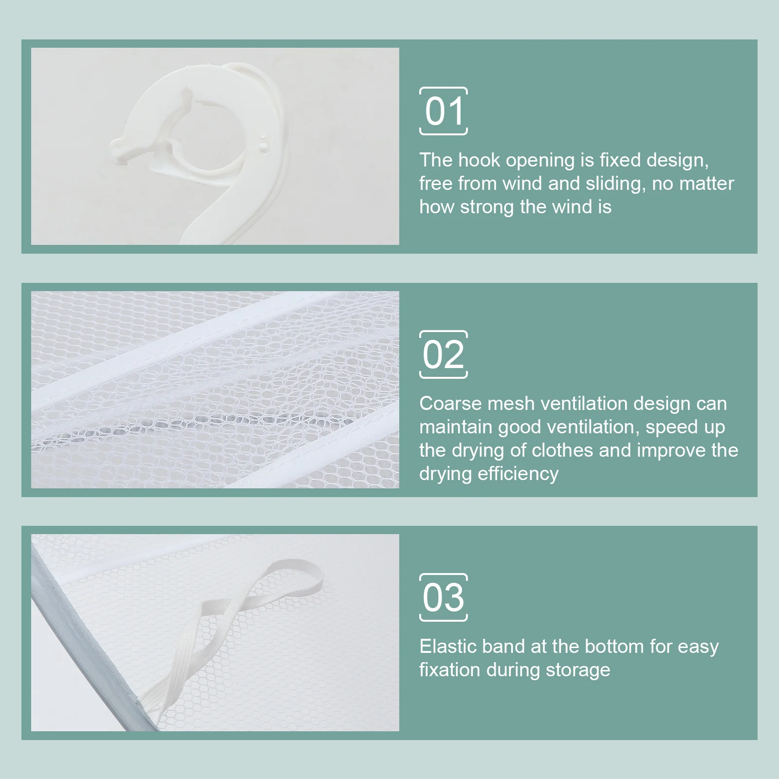 

1pc Foldable Hanging Clothes Drying Net Socks Space Saving Laundry Drying Rack Foldable Storage Hanger Mesh Dryer Rack