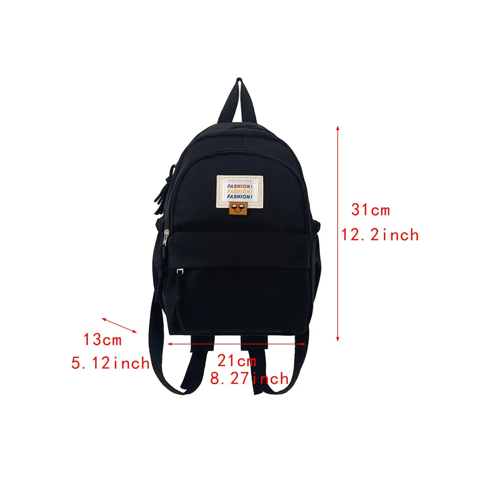 Fashion Backpack Stylish Casual Portable with Adjustable Shoulder Straps Mini Backpack for Hiking Travel Camping Fishing Street