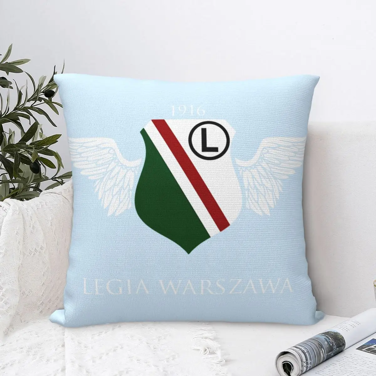 Legia Warsaw Pillow Case Pillow Cover Living Room Throw Pillows Pillow Case Decorative