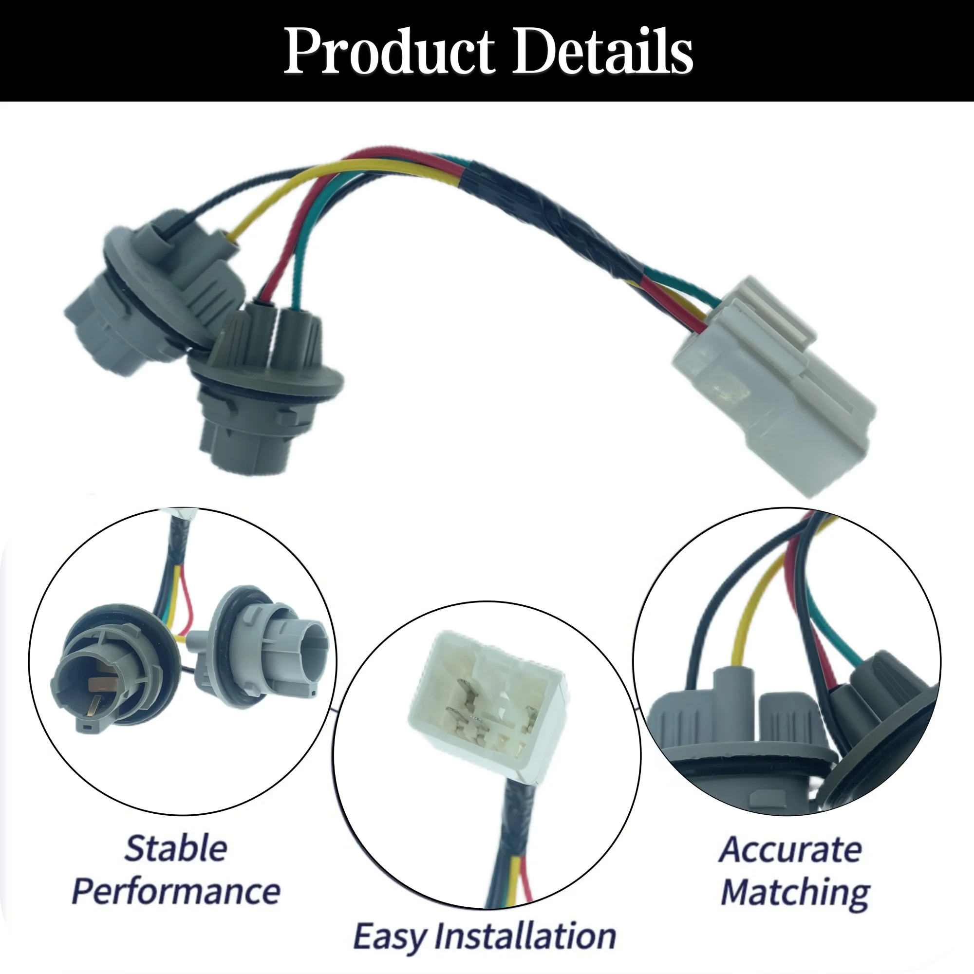 Tail Light Lamp Wiring Harness Socket Holder and Wire  for Kia Forte 2014-2016 Replace 92470-A7000