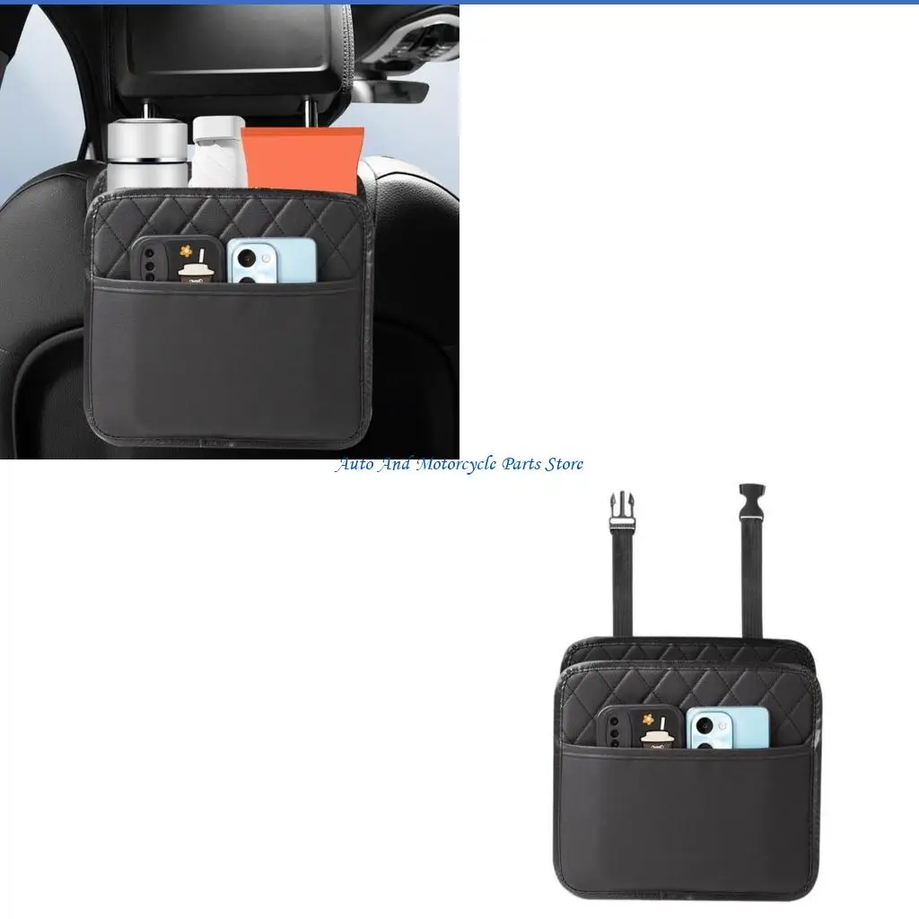 

P9FD Многофункциональные автомобильные держатели для документов и ящик для хранения с регулировочными ремнями Компактная сумка