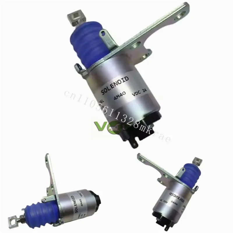 

New 32A61-09010 32A61-09020 ME736957 excavator stop solenoid valve flameout switch DX 4M40 24V 4M40