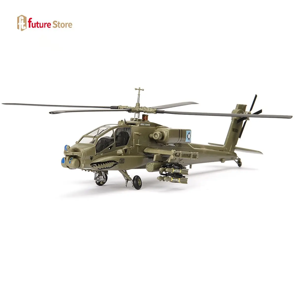 1/72 Apache AH-64A Helicopter US Military Models Aircraft Afghanistan Model Collection Display