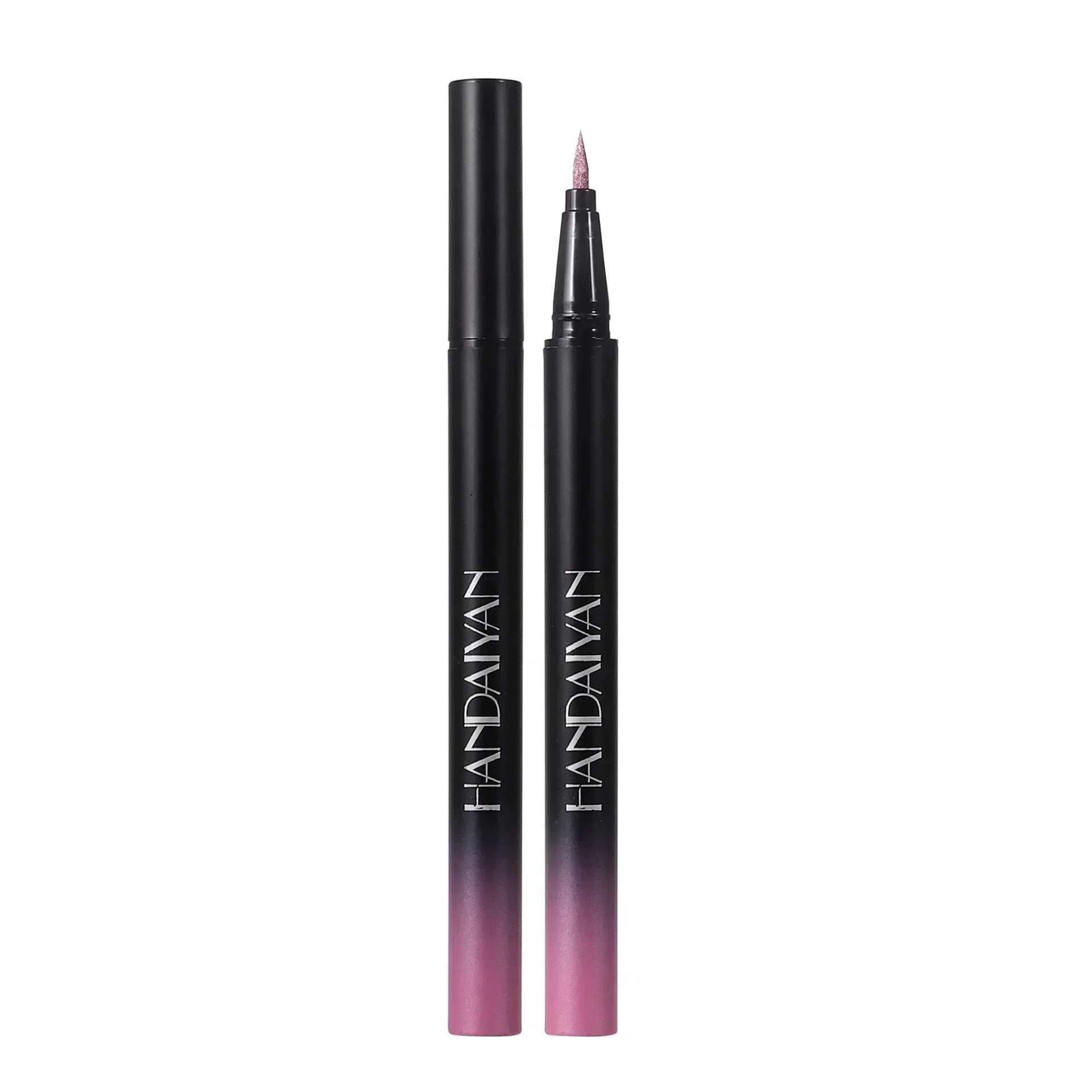 HANDAIYAN 10 เฉดสีอายไลเนอร์ชนิดน้ำเคลือบเงาเมทัลลิกกันน้ำติดทนนาน 24 ชั่วโมงอินเทรนด์สไตล์ฉลองอายไลเนอร์