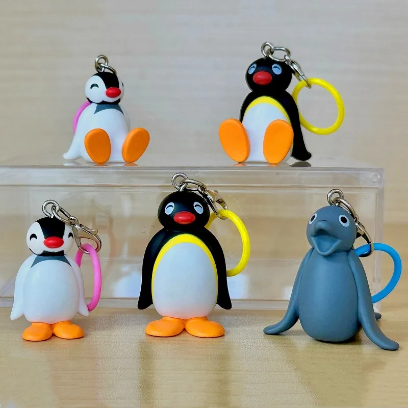 KOROKORO Gashapon Капсульная игрушка Kawaii Пингвин Семья Морской Лев Аниме Экшн Fiugre Коллекция Подвески Очаровательные подарки для детей