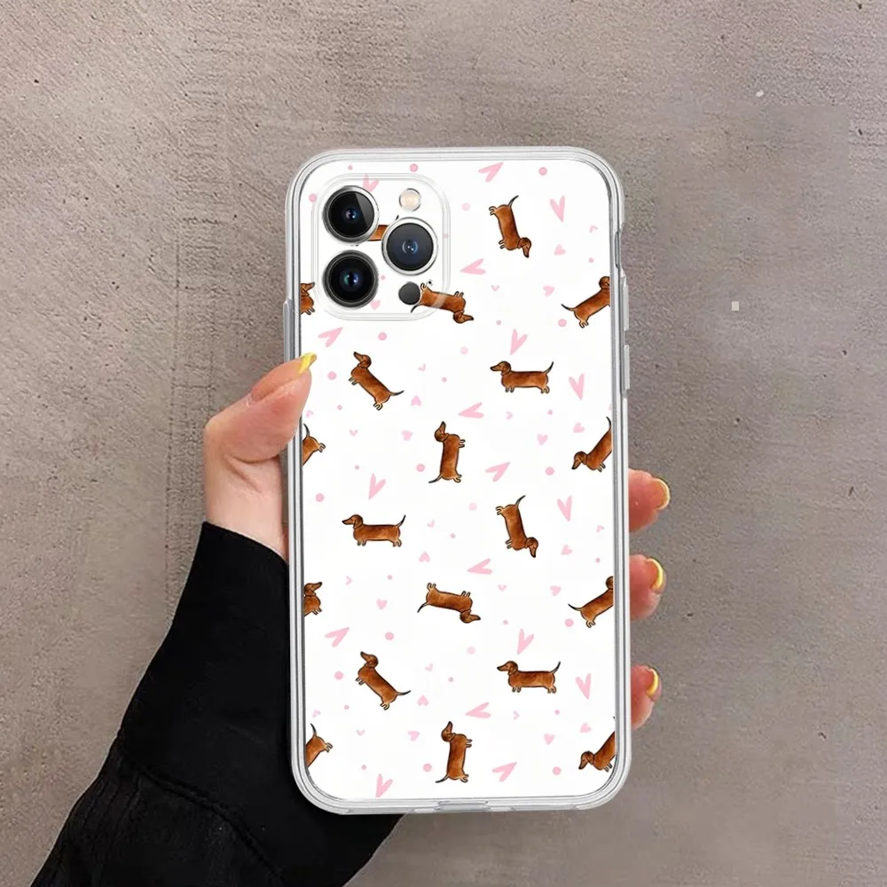 Dachshund Dog Phone Case For iPhone 14 11 12 13 Mini Pro XS Max Cover 6 7 8 Plus X XR SE 2020 Funda Shell