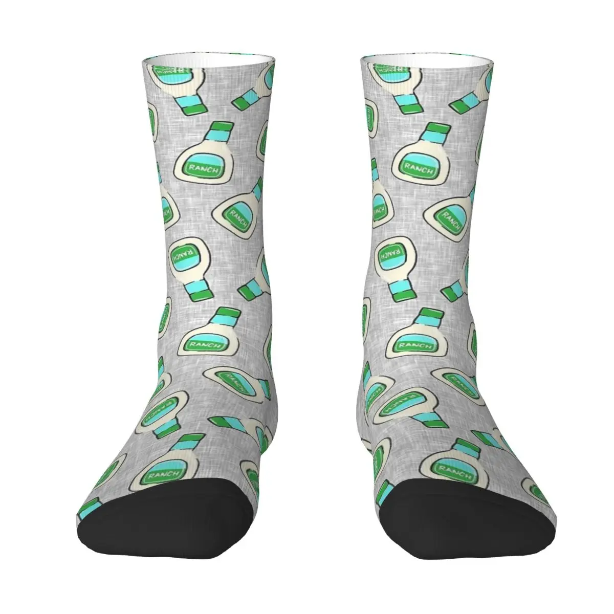 Men's Socks Ranch - Salad Dressing Bottle (2) Stockings Winter Kawaii Quality Socks Graphic Climbing Anti Skid Socks