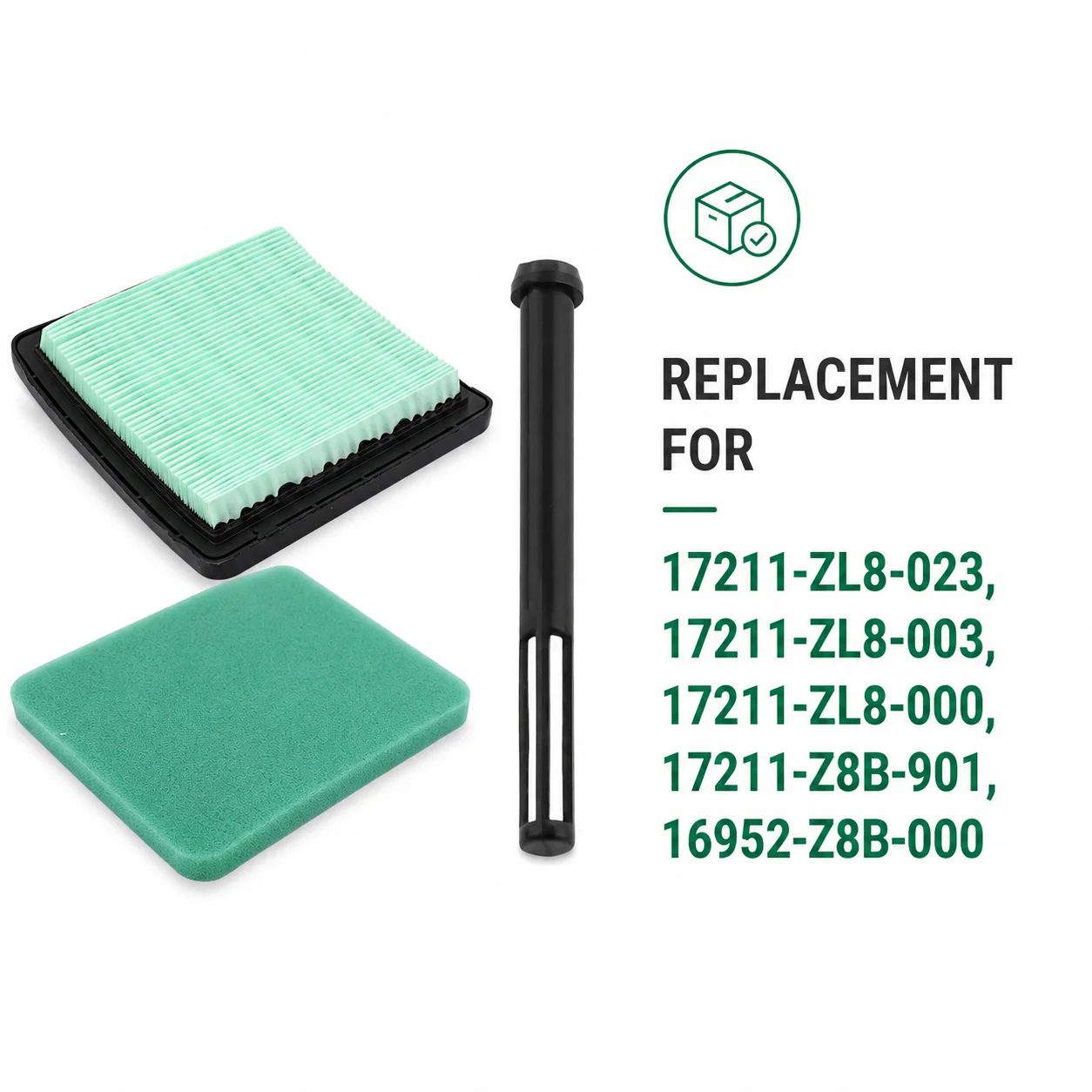 Air Filter Fuel Filter Kit For Honda GCV135 GCV160 GCV190 GX100 Replaces 17211-ZL8-023 16952-Z8B-000 Mower Engine Parts