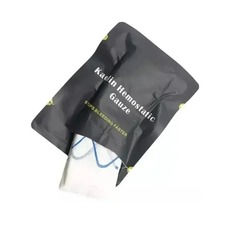 Taktische Kaolin Blutstillende komprimierte Gaze Notfall Outdoor Bindung Feste Bandage Erste-Hilfe-Set Blutungen Trauma Wundauflage – Detail 11