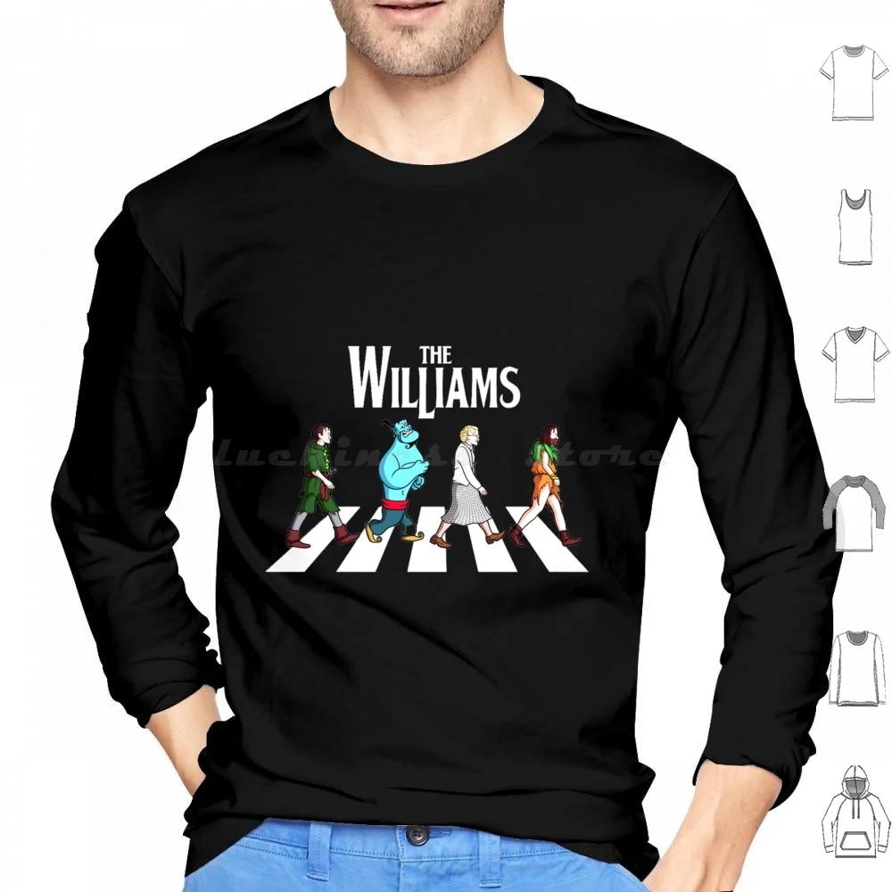 Robin Williams Genie - Camiseta divertida con capucha y manga larga, diseño de Robin Williams, Mrs Doubtfire, Hook, Jumanji, películas, Pop