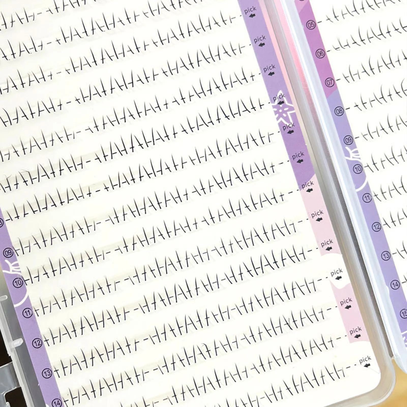32 rzędy, duże ilości, rzęsy imitujące kocie łapki pod oczy, delikatne sztuczne rzęsy, czarne, 5-7mm, mieszane skręty C, 0.05mm włókno, do codziennego makijażu.