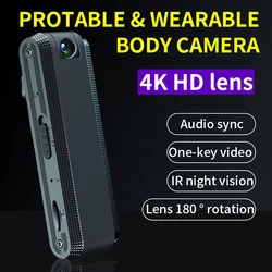 New Sound Recording Pen Mini Camera Full HD Voice Video Recording Infrared night Vision 1080P Wearable Small Wireless Camera