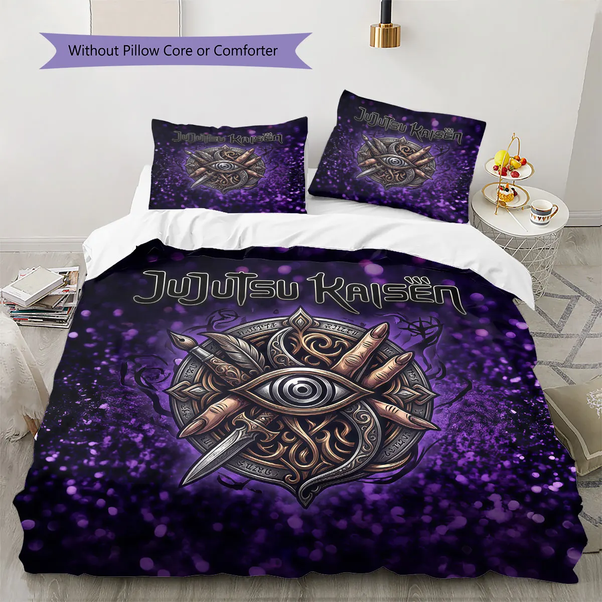 Jujutsu Kaisen Soft Duvet Cover Children's Bedding Set,Extra Large Size Birthday Gifts Various Sizes Available -HE200