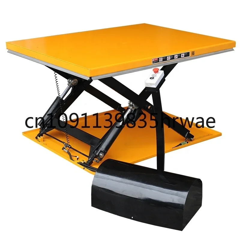 

Cargo Loading Platform Scissor Lift Table Low Profile Lift