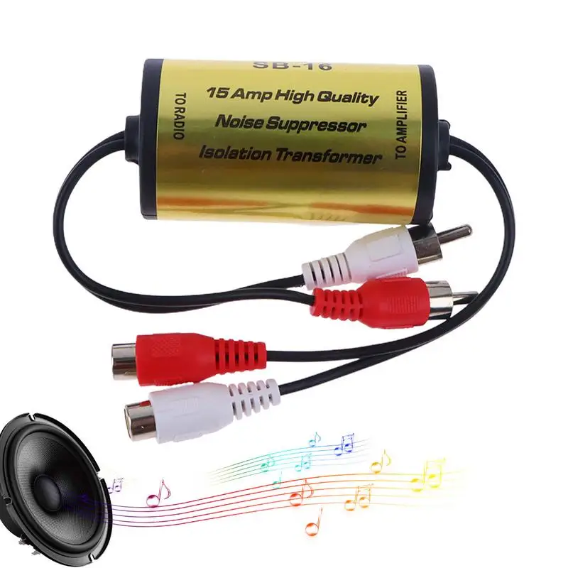 Noise Isolator For Car Audio Audio Amplifier Car Noise Filter Audio Hum Eliminator Noise Suppressor Reducer Ground Loop Isolator