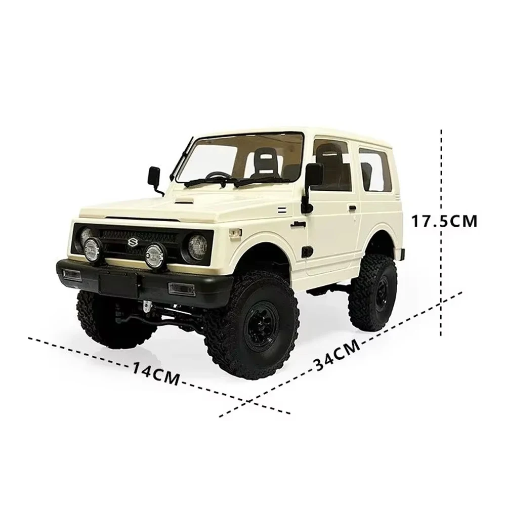รถบังคับวิทยุ WPL C74 ขนาด 1/10 แบบเต็มสเกล 2.4G รีโมทคอนโทรล ขับเคลื่อน 4 ล้อ รถออฟโรด ไฟฟ้า ขับเคลื่อนสี่ล้อ รถปีนเขา ของเล่นสำหรับเด็ก