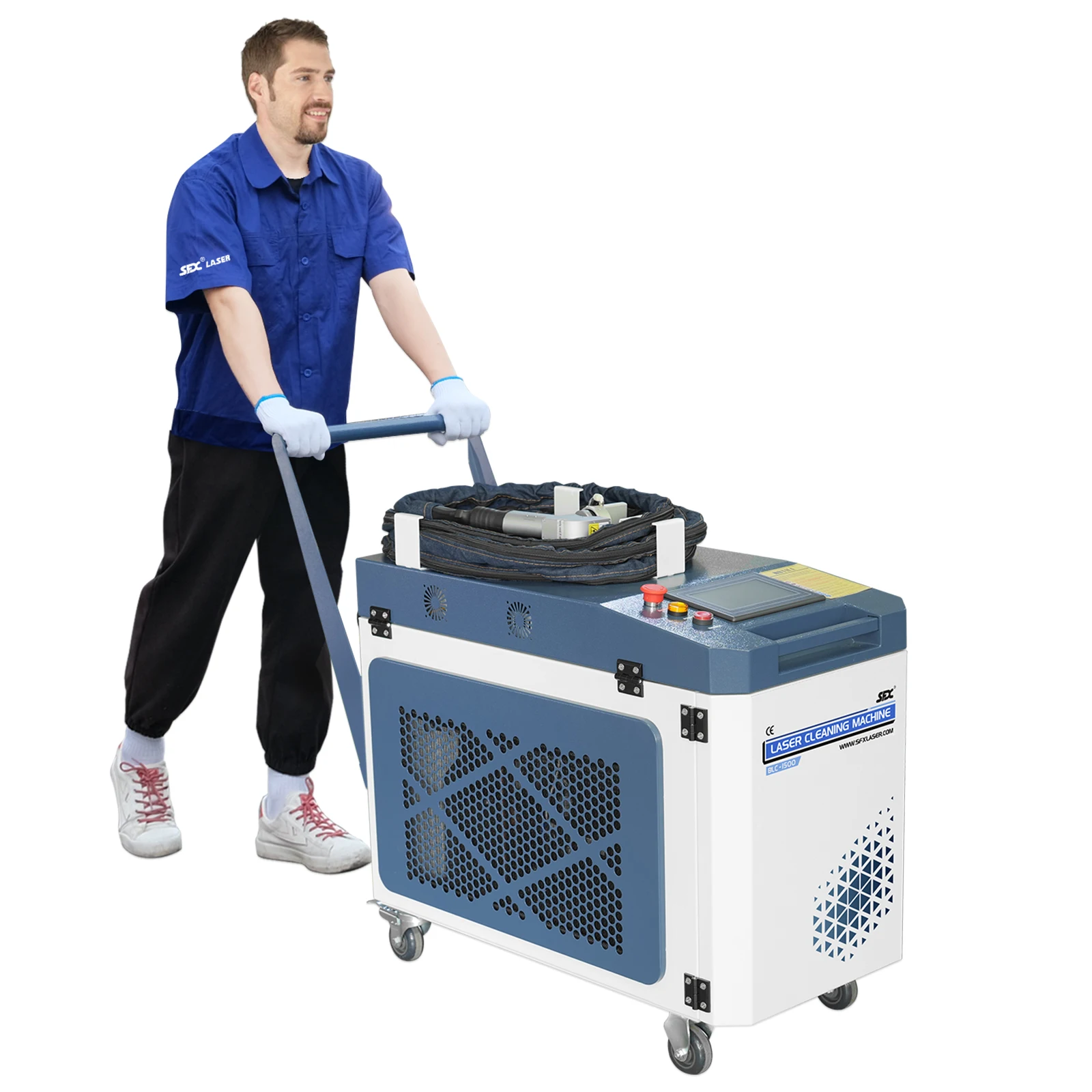 1000W Metal  Rust Removal Oxide Painting Coating Removal Laser Cleaning Machine