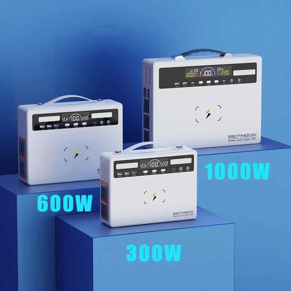 

Оптовая продажа 300 Вт портативный резервный источник питания для кемпинга на открытом воздухе перезаряжаемый электрический солнечный генератор портативная электростанция