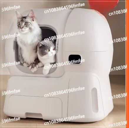 Smart Cat Toilet, Super Large Automatic Sand Filling, One Click Cleaning, Automatic Fecal Removal and Splash Prevention