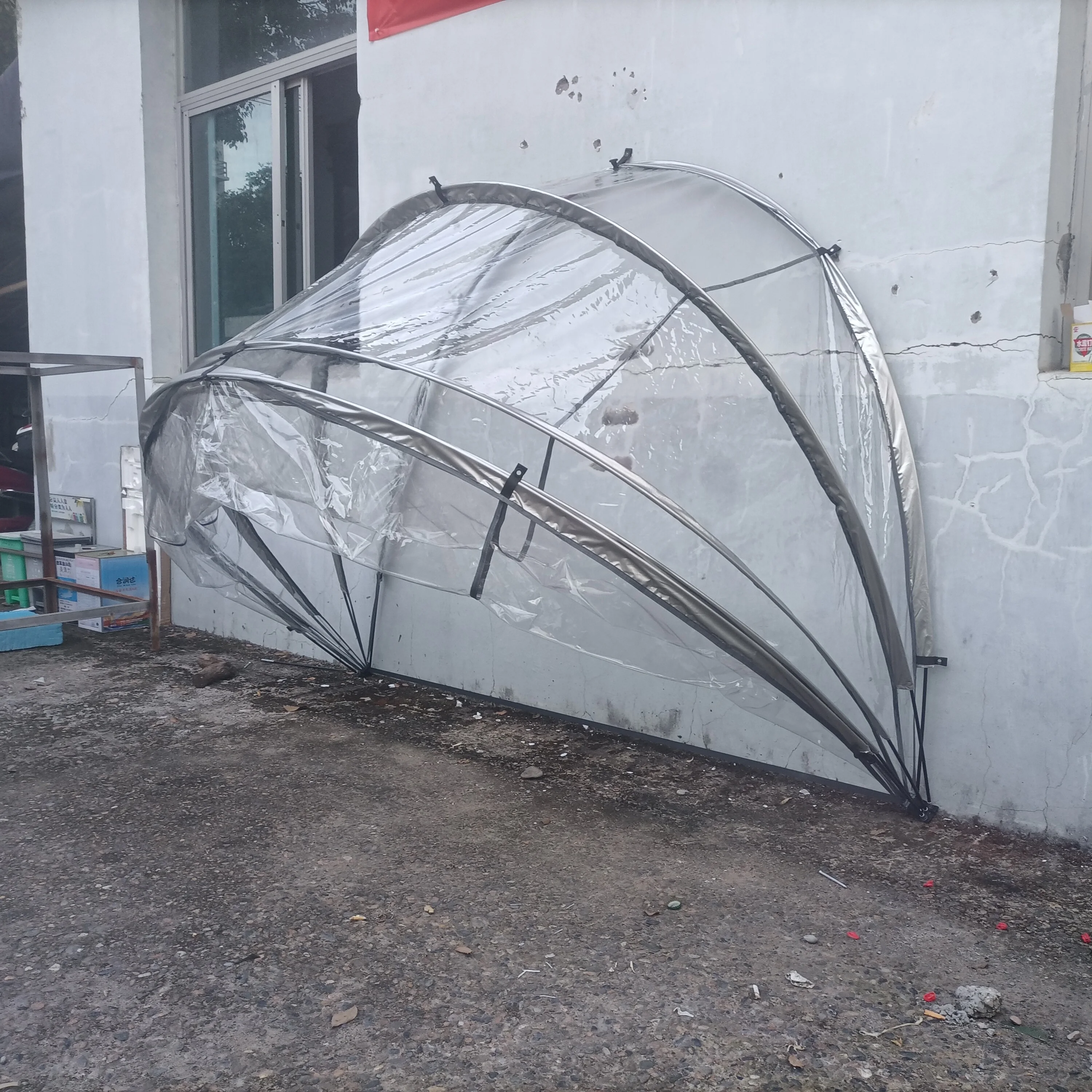 

Transparent PVC Hanging Tent for Motorbike, Weatherproof Cover, Shed Storage, Garage, Motorcycle, Moped Mobility