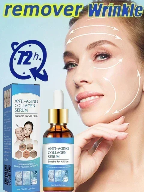 Anti Wrinkle Anti Aging Face Serum Hyaluronic Acid Niacinamide Facial Serum Shrink Pores Fade Spots Whitening Skin Care