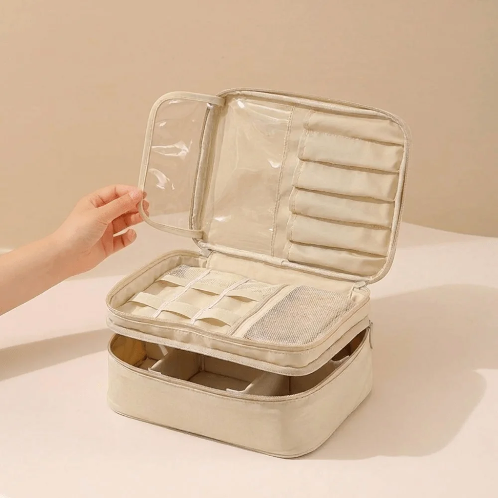 Thickened Oxford Cloth Travel Makeup Bag Double-Layer Single Layer Waterproof Travel Bag Portable Convenient Design