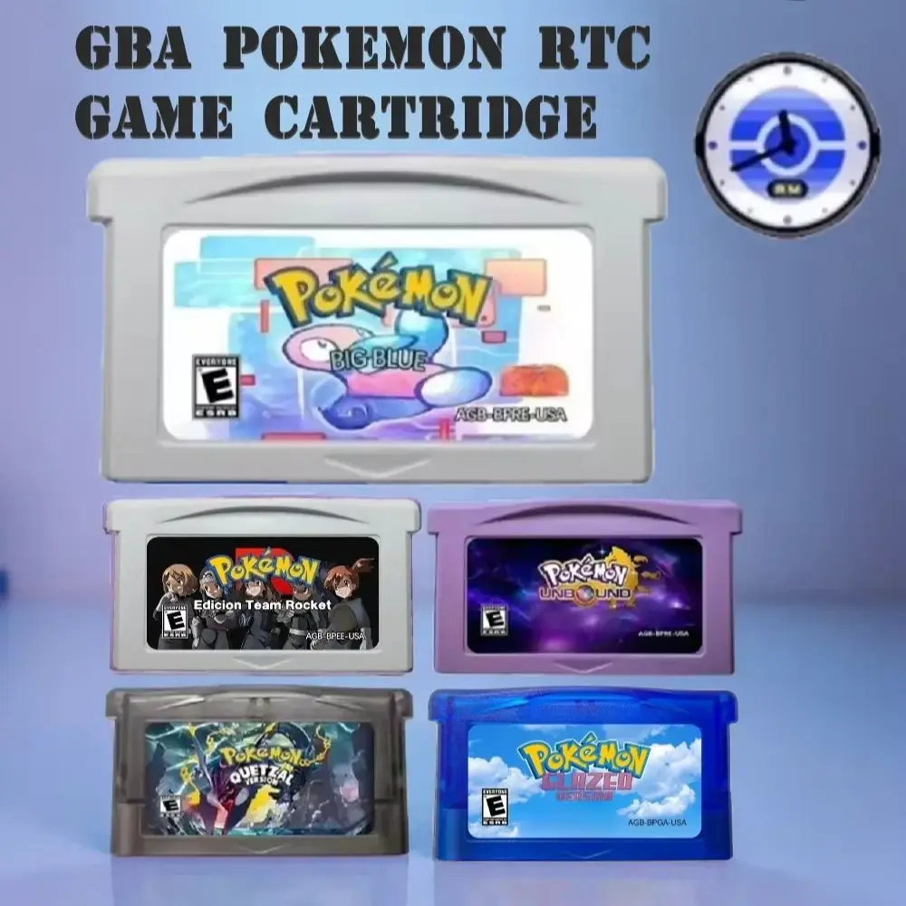 ポケモン-ケツァル-サイフ-2-ビッグブルー-gba-フラッシュゲームカートリッジ-rtc改造済み-ゲームボーイアドバンス用互換rom