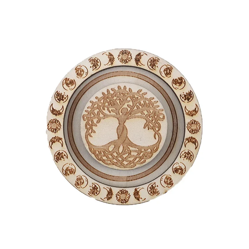 سوار عرض بطاقة التارو علم التنجيم العرافة سوار خشبي صينية مجوهرات صينية الخرز المستديرة عرض مجلس طبيعي ديكور المنزل #3