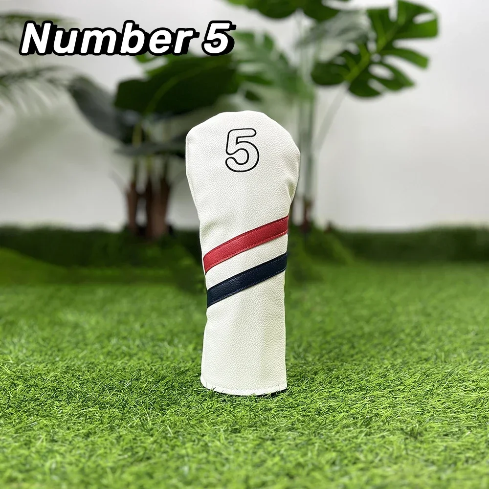 1pc/4pcs Golf Club Cover, Number Print Golf Club Cover, Waterproof Club Protective Cover