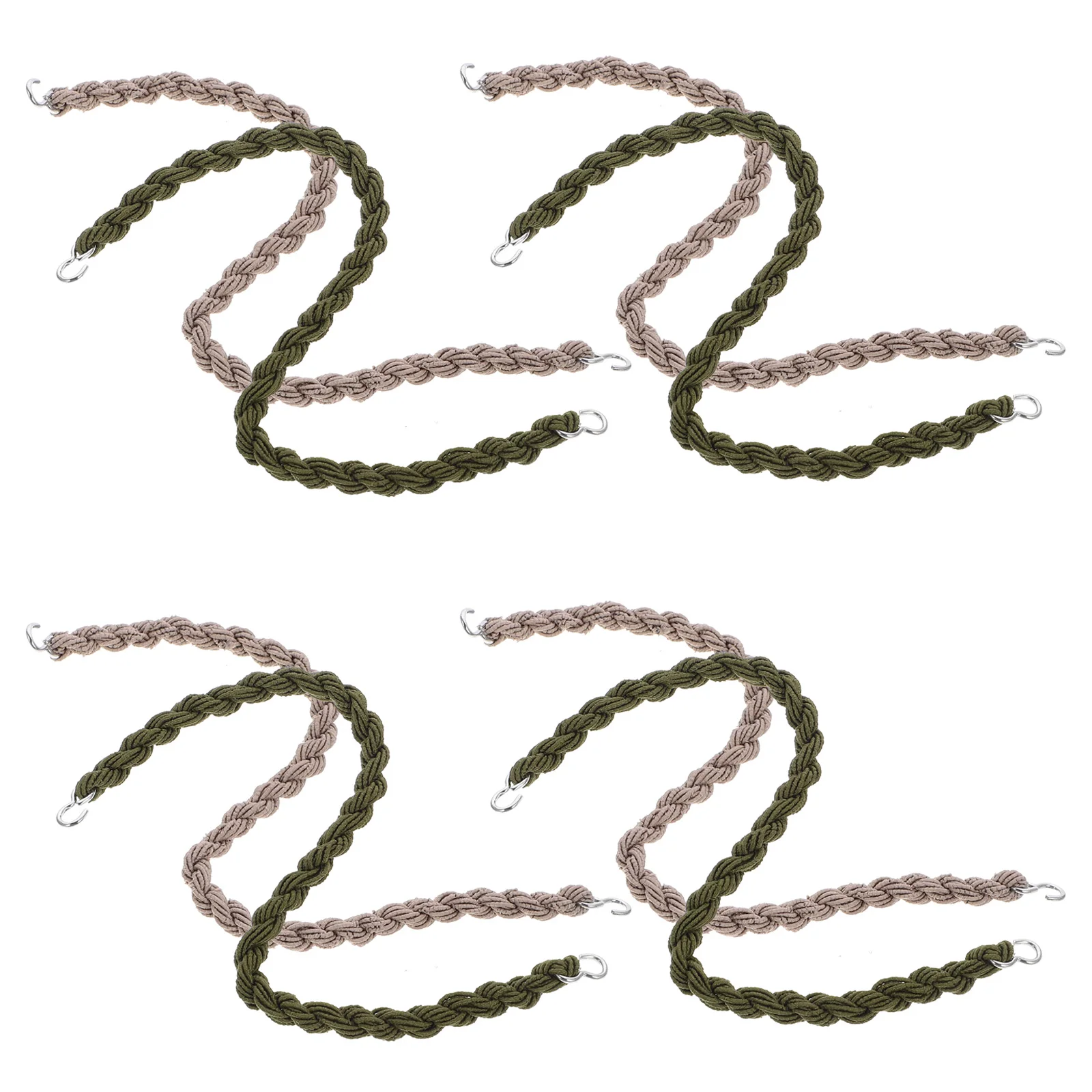 

8pcs Elastic Boot Bands Lightweight Polyester Yarn Aluminum Alloy Portable Outdoor Leg Straps for Camping Cycling Sand Insect