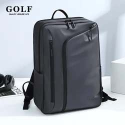 GOLF Men's Backpacks Laptop Backpack for Men 15 6 inches Business Office Back Pack Man Multi Compartment Black Grey Waterproof