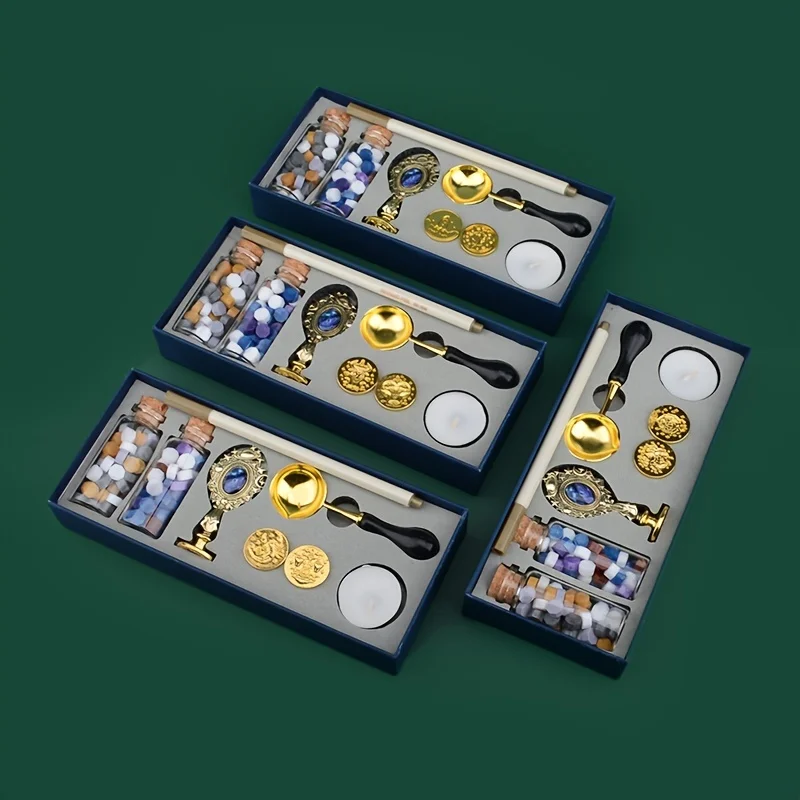 كوكبة طلاء النار ختم، المغلف الديكور الإبداعية كوكبة النار الطلاء الشمع حبيبات كومبو مجموعة، هدية الموضة