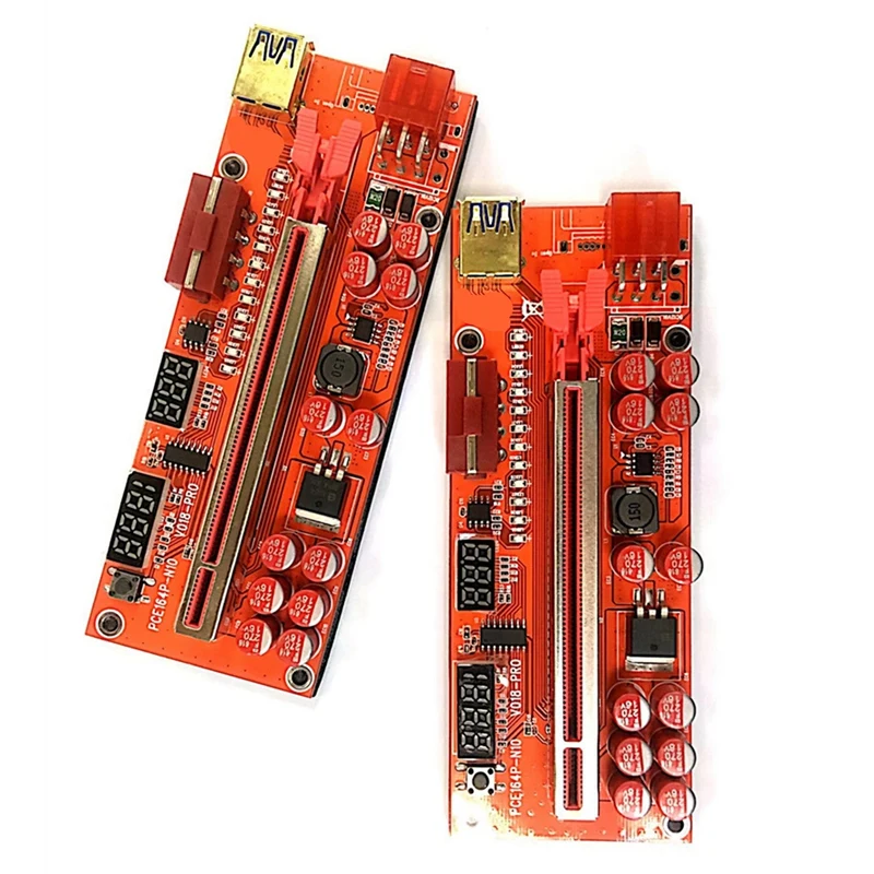 PCIE Graphics Card Extension Cable VER018 PRO USB3.0 PCI-E Riser Card PCI-E 1X To 16X Graphics Card Adapter Cable