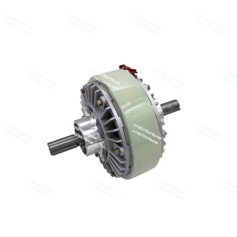 Double shaft clutch 0.6kg-40kg electromagnetic powder clutch 24V tension controller hollow shaft clutch magnetic powder