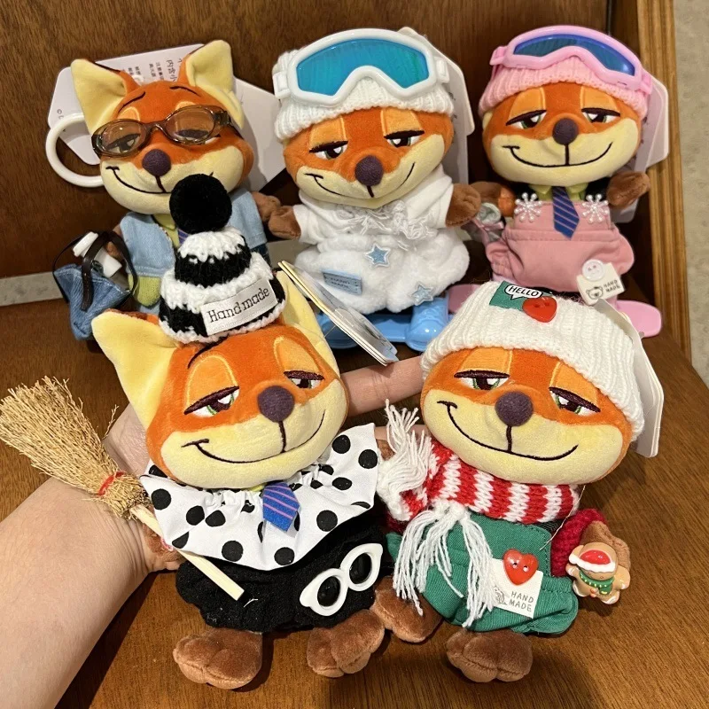 Nieuwe Zootopia Pilot Nick Fox Leuke Autotas Hanger Creatieve Decoratieve Sleutelhanger Om Vrienden Vakantiecadeaus te sturen.