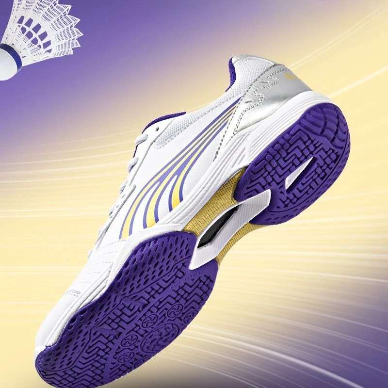 Professional Men Badminton Sneakers Anti-Slip Badminton Training Shoes Wear-Resisting Outdoor Sneakers Women Badminton Footwear