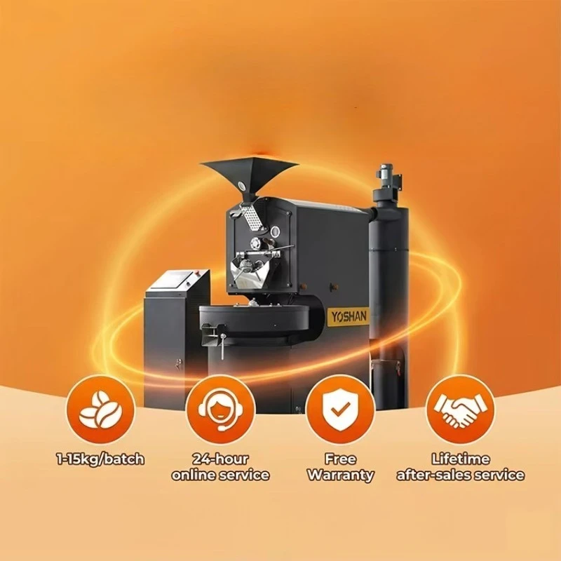 Gas Roasters 5kg Roster Roasting Electric Industrial 6kg 25kg-coffee-roaster Coffee Roaster Machine