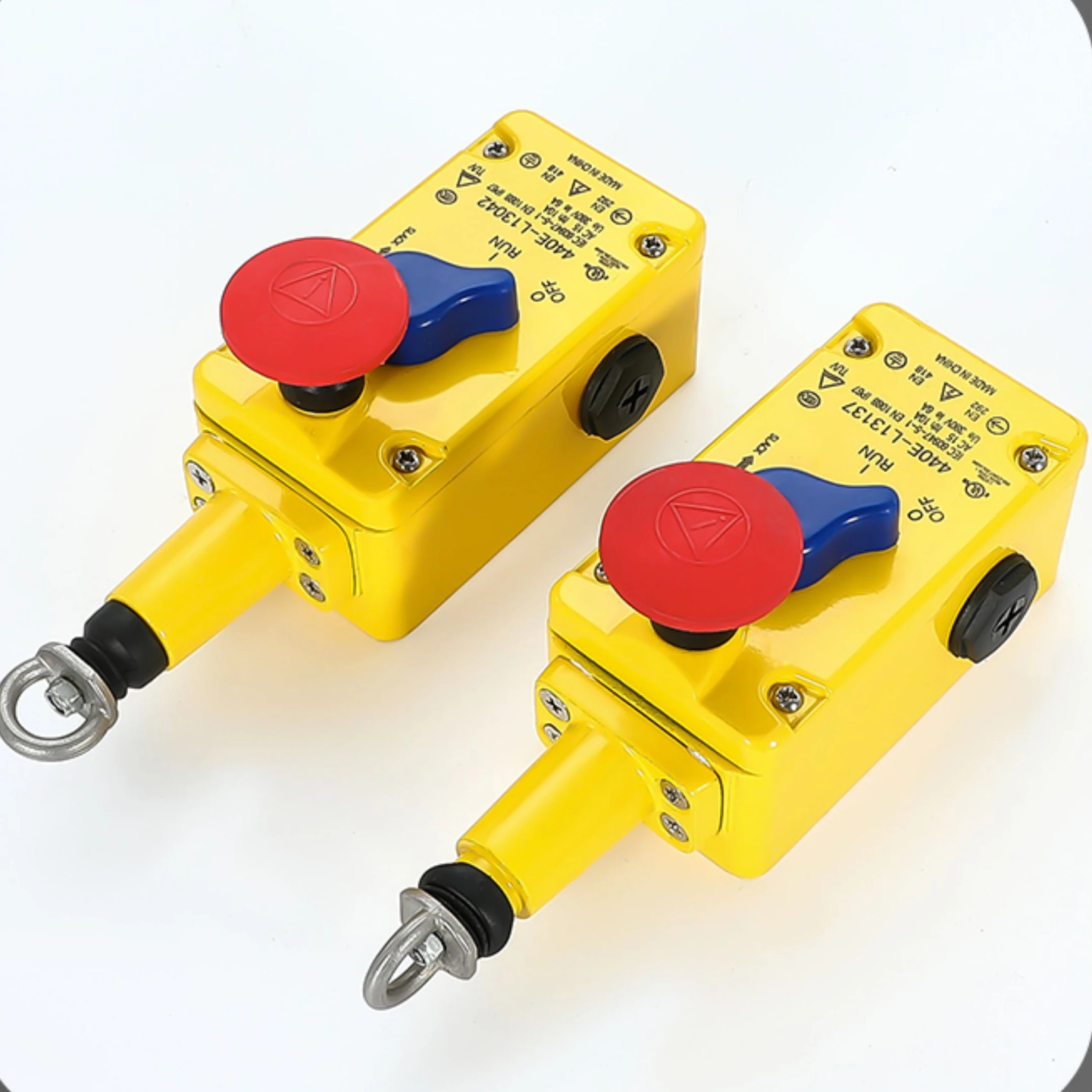 440E-L13042 نموذج سلامة مفتاح سحب إيقاف الطوارئ IP66 6A ماكس. التيار لتطبيقات مختلفة