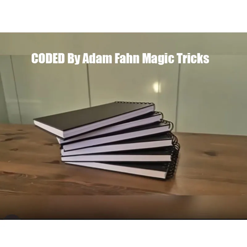 CODED Gimmick By Adam Fahn Magic Tricks Magic Props Secret Identification Close Up Mentalism Magician Utility Accessory Funny