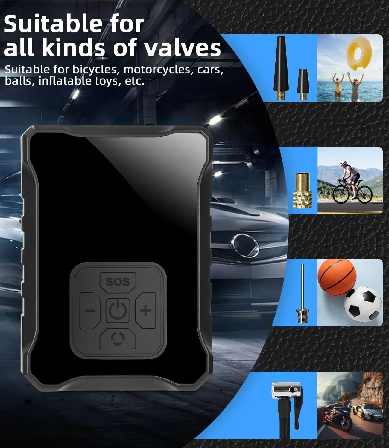 

150PSI беспроводной насос для накачивания шин портативный воздушный компрессор воздушный насос для автомобиля, мотоцикла, велосипеда, быстрый воздушный компрессор для накачивания шин