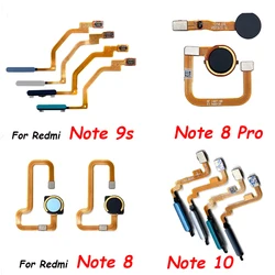 Skaner linii papilarnych do Xiaomi Redmi Note 9s 8 Pro 10s z przyciskami linii papilarnych Menu odcisków palców z czujnikiem rozpoznawania klawiszy Flex Cable