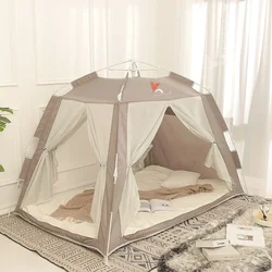 2 Second Fully Automatic Quick Open Children's Winter Bed Tent Indoor Household Adult Sleeping Ground Thickened Insulation