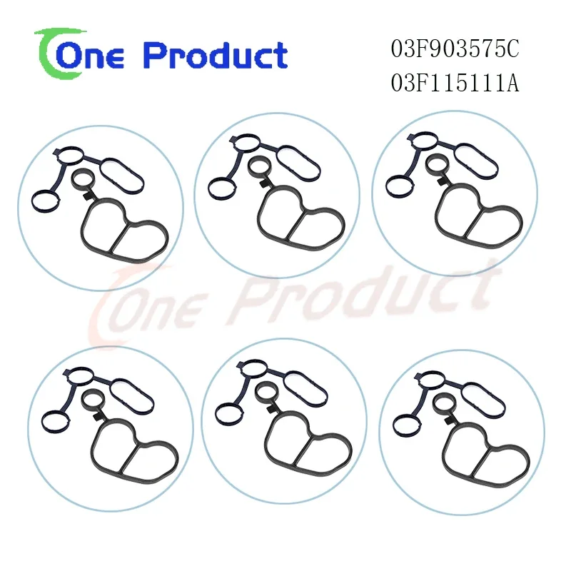 3set/6set  03F115111A  03F903575C  New Seal Oil Cooler Gasket For  Audi A3 VW Skoda Beetle Golf Jetta Car Accessories