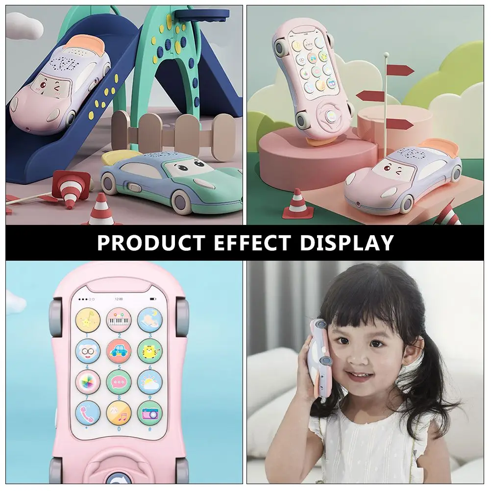 3D Interaktive Musik Licht Geschichte Maschine Kleinkind Pädagogisches Spielzeug Infant Simulation Telefon Kinder Lernen Gerät Multifunktional